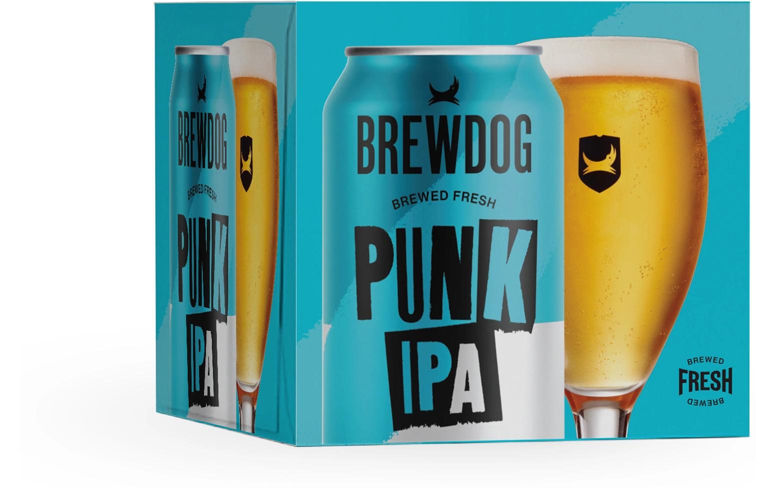 Punk IPA 4 x 0.33 lVollaromatisches India Pale Ale mit exotischen Fruchtnoten