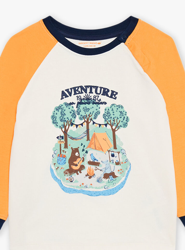 Ensemble pyjama thème forêt à carreaux