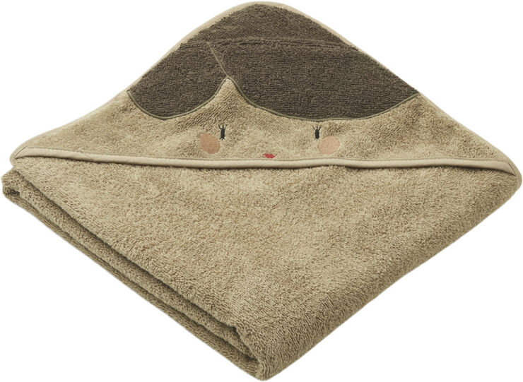 Liewood Augusta hooded towel Doll/oat
