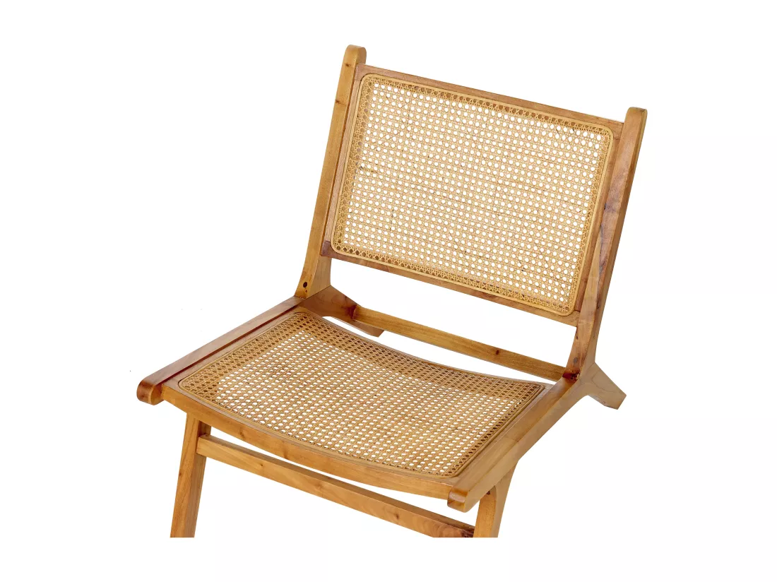 Chaise de salle à manger MIDDLETOWN Bois d'acajou Naturel