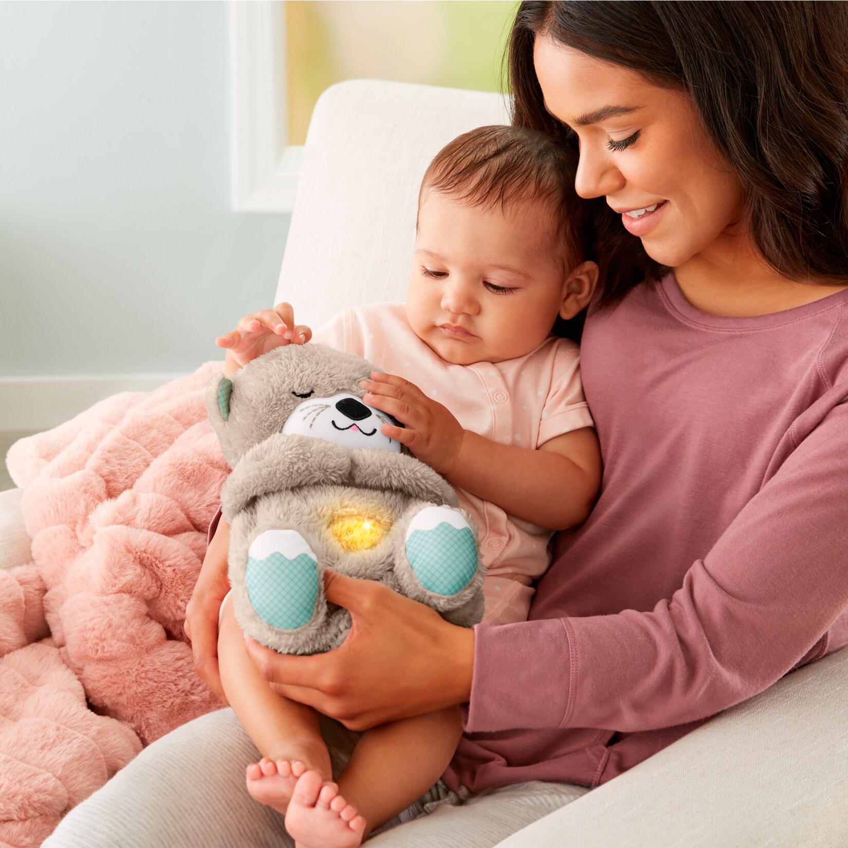 Fisher-Price Kuscheltier Schlummer-Otter