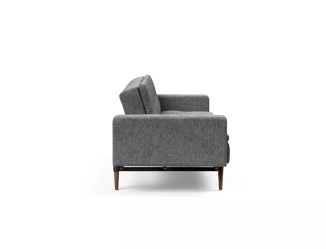 Schlafsofa mit Armlehnen Dublexo Styletto dunkel