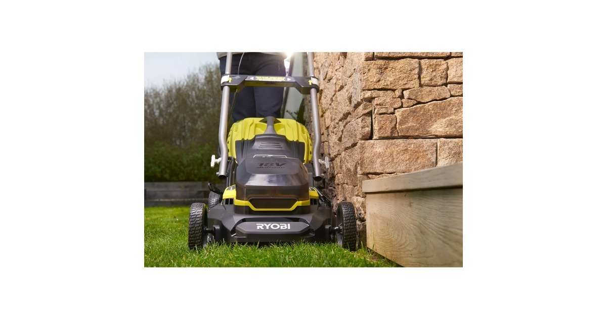 RyobiONE+ Brushless 40cm Grasmaaier  (Groen/zwart)