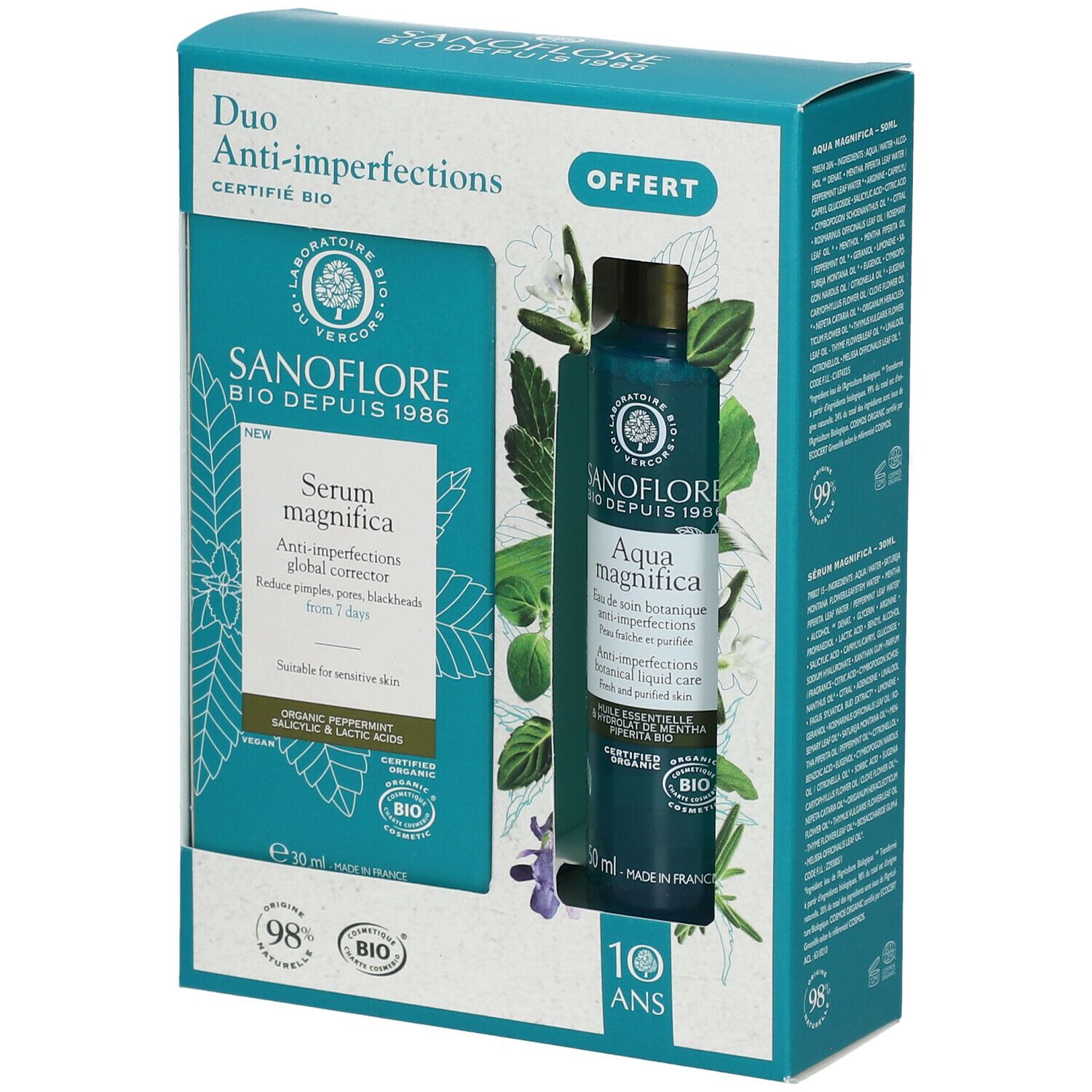 SANOFLORE Coffret Magnifica Duo Anti-Imperfektionen Bio-zertifiziert