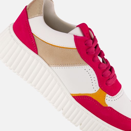 Tamaris Sneakers roze Textiel