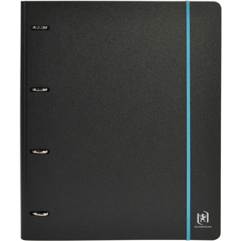 Classeur Oxford for student A4 Dos30 rond 4anneaux  polypro opaque assorti