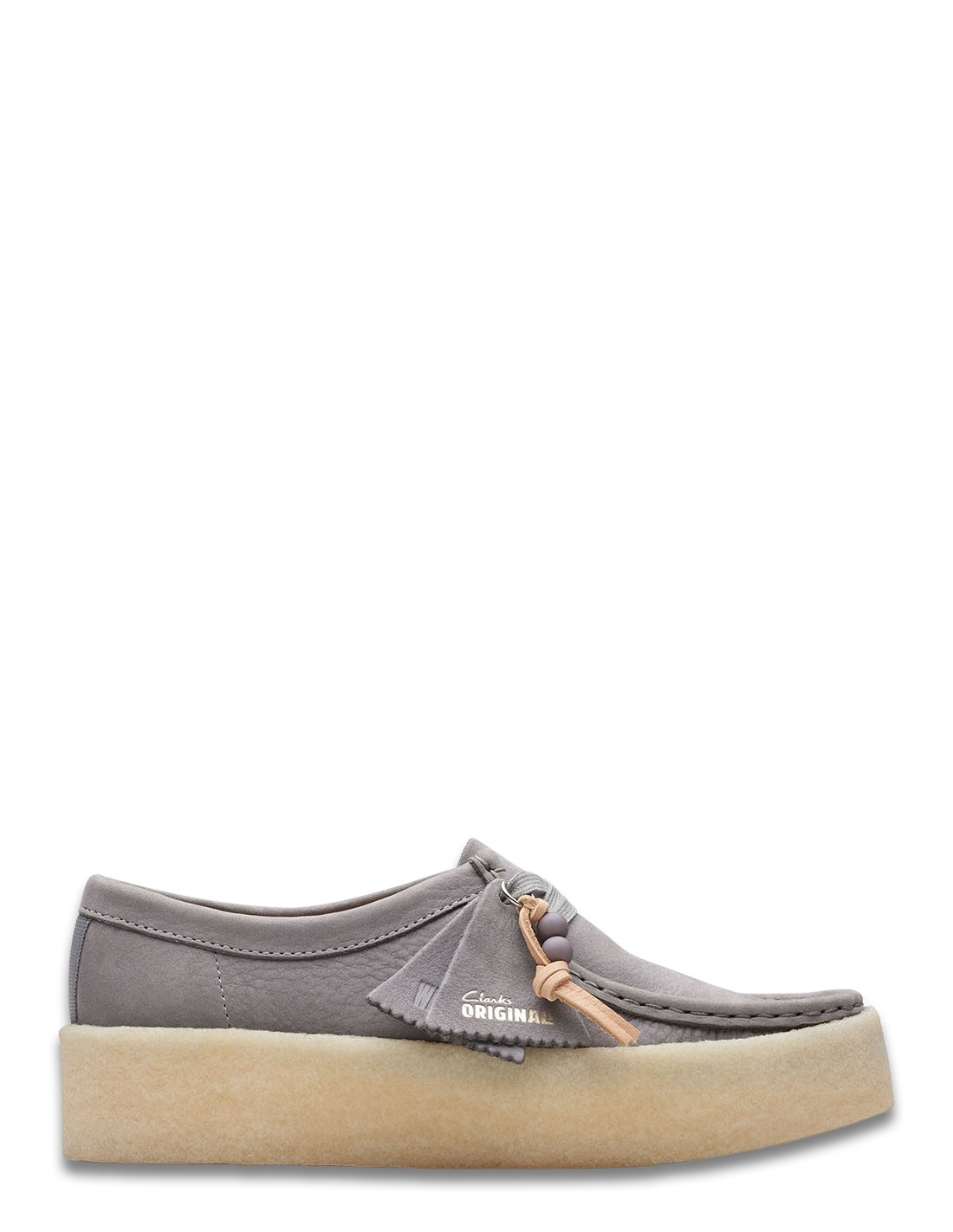 clarks Derbies Femme wallabee cup steel grey nbk