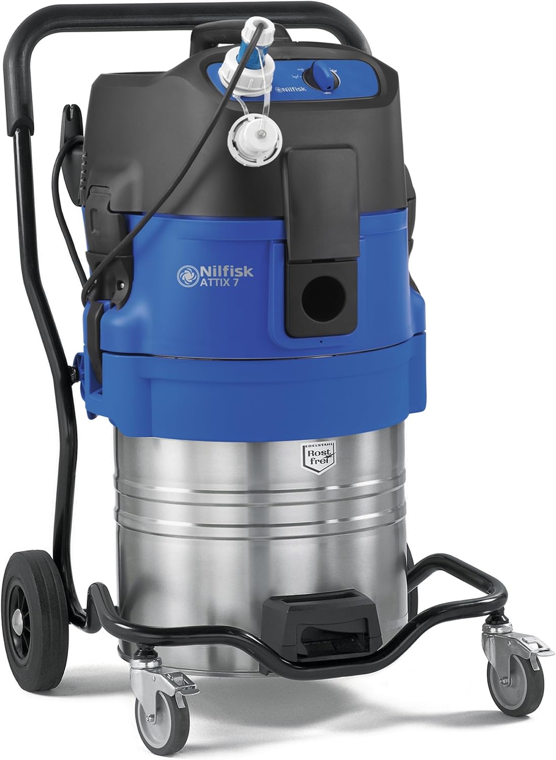 Nilfisk Flüssigkeitssauger ATTIX 751-61 (Behälter 70 Liter, Förderhöhe 9 m, 200 l pro Minute, Nasssauger zur schnellen Aufnahme von Flüssigkeiten) 302001529