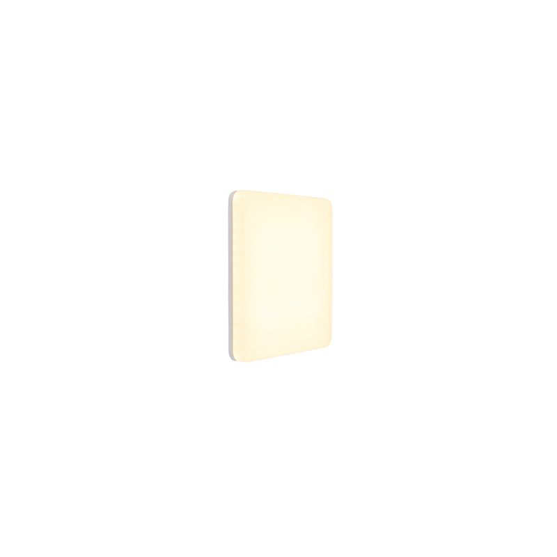 Moderne plafondlamp vierkant incl. LED - Plater
