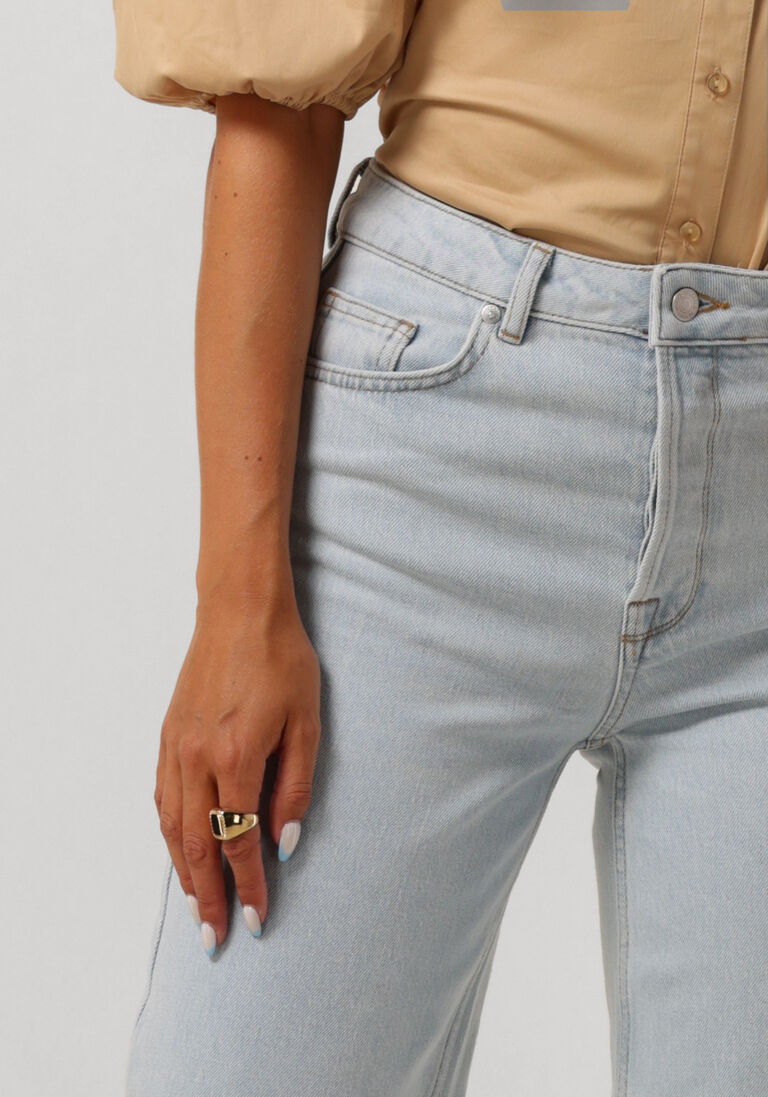 SELECTED FEMME lichtblauwe selected femme wide jeans slfalice hw wide lon