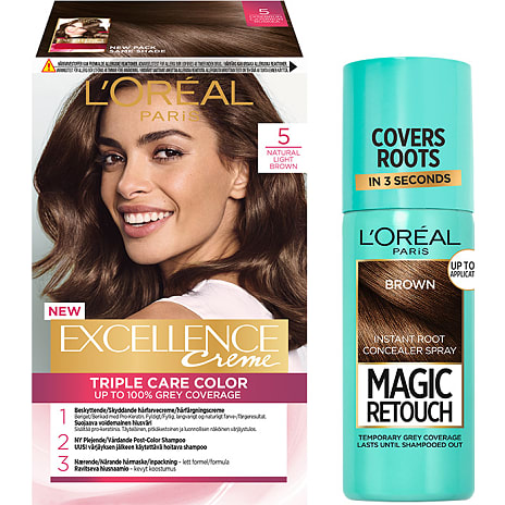 Hårfarvespray Brown
