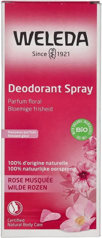 Weleda - Wilde Roses - Deodorant Spray - Natuurlijke Formule