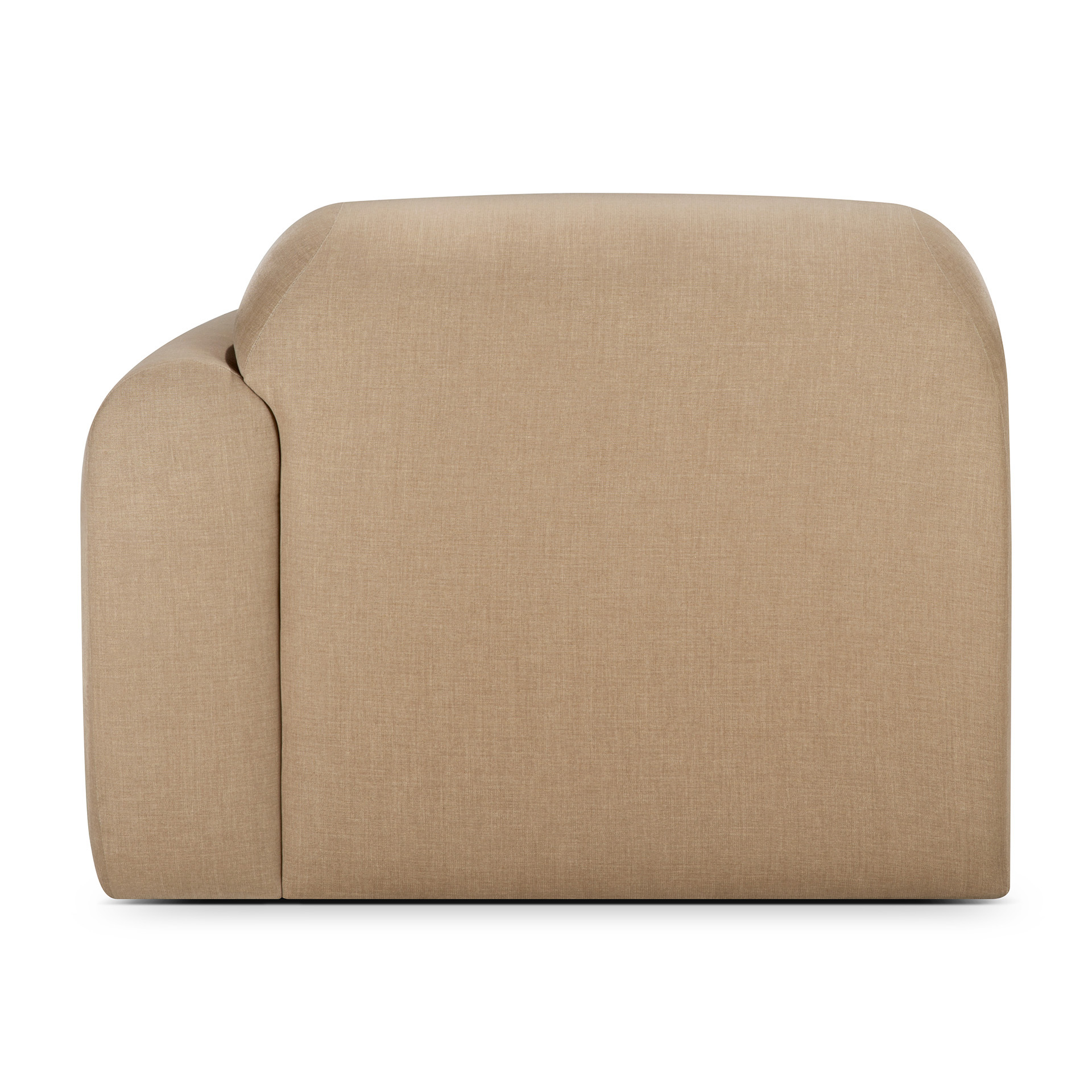 Bulky modulaire sofa - linker hoek - light sepia