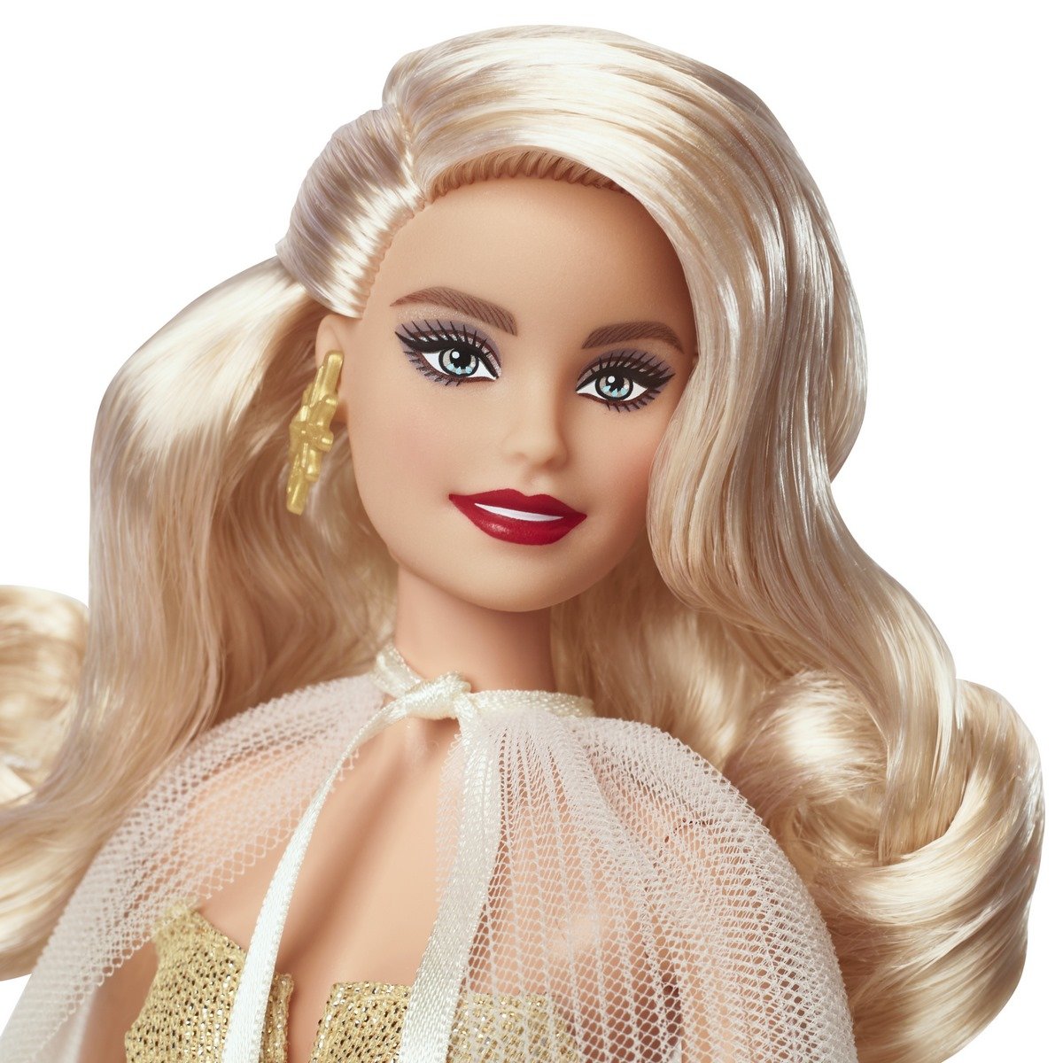 Barbie Joyeux Noël blonde 35e anniversaire