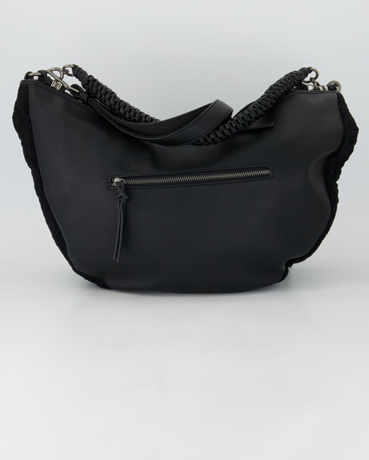 FREDsBRUDER Natural Flow Hobo Handtasche in Schwarz