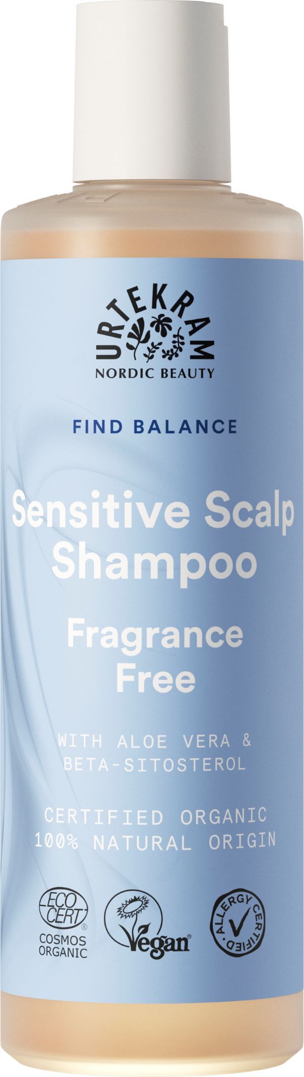 Urtekram Find Balance Fragrance Free Shampoo