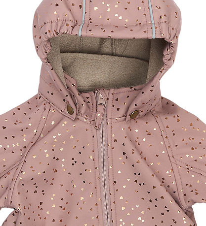Mikk-Line Softshellanzug m. Fleece - Recycelt - Twilight Mauve M