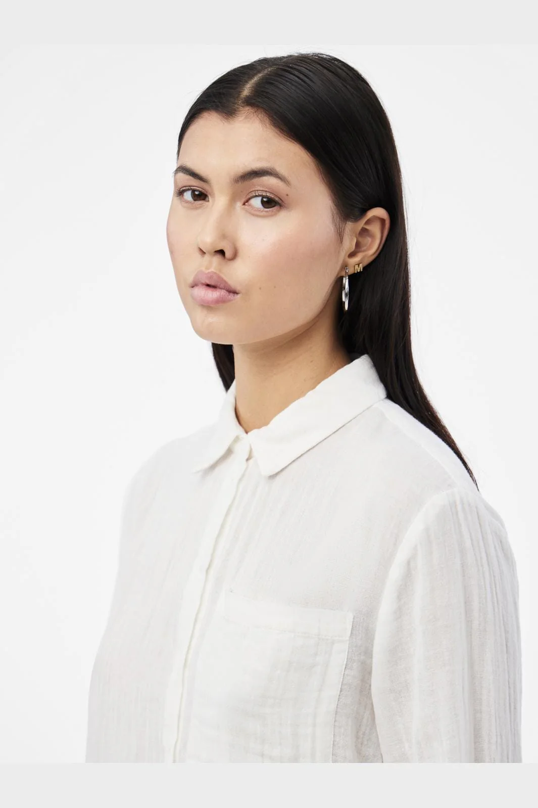 Pieces Pcmastina Ls Relaxed Shirt 4465813 cloud dancer