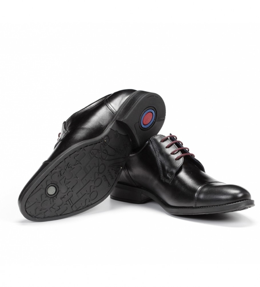 Sapatos de couro Fluchos 8412 Memo Preto