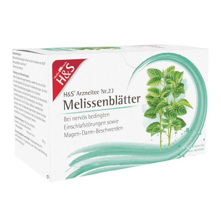H&S Melissenblättertee Filterbeutel, 20X1.5 g