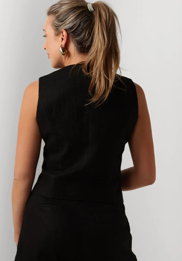 OMODA ATELIER zwarte omoda atelier gilet x bo