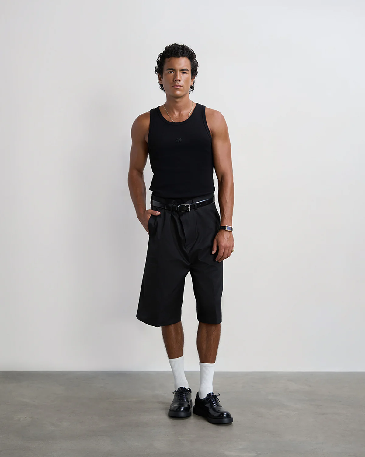 Tank Top Knot Black