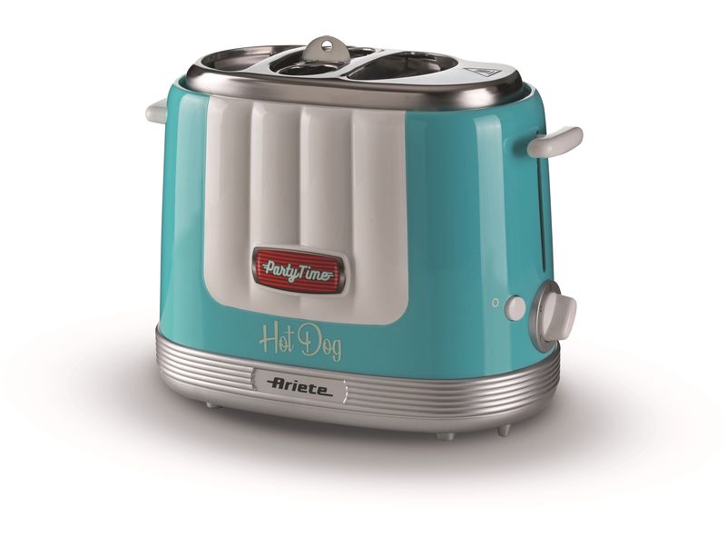 Ariete Hot Dog Maschine Party Time ARI-206-BL Blau Hot Dog-Gerät