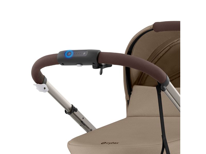 CYBEX Gold Kinderwagen eGazelle S Beige Elektrischer Kinderwagen mit 20 Kombinationen
