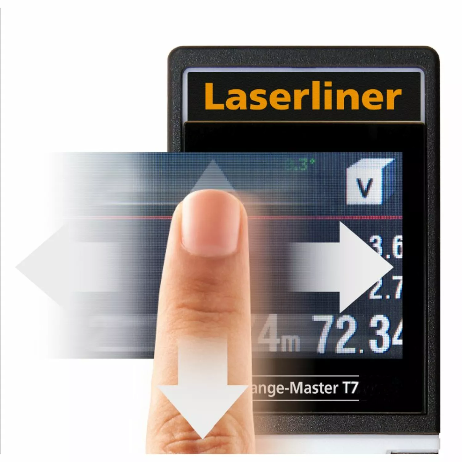 Laserliner LaserRange-Master T7 Afstandsmeter met touchscreen in tas - 70m