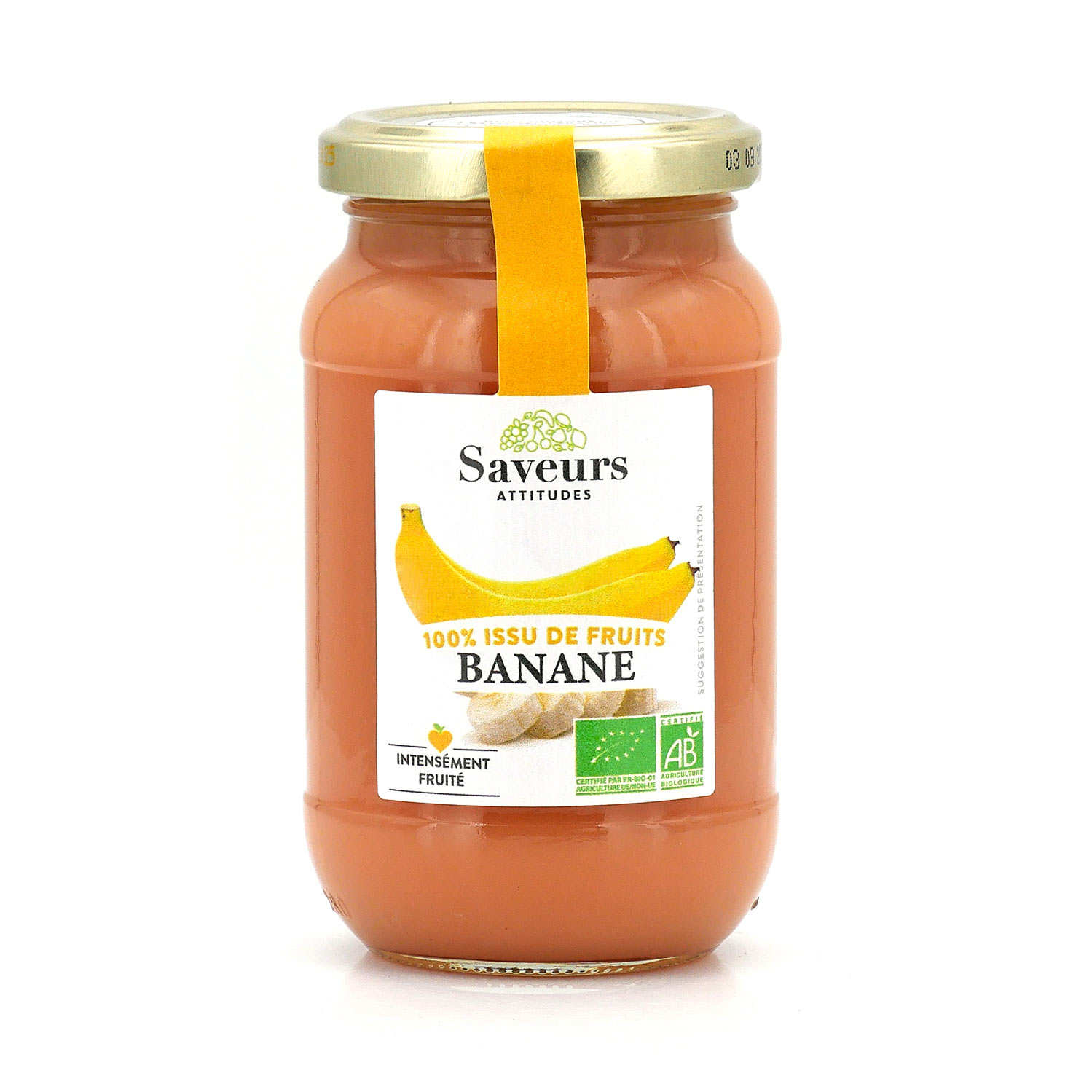Confiture de banane bio sans sucre ajouté
