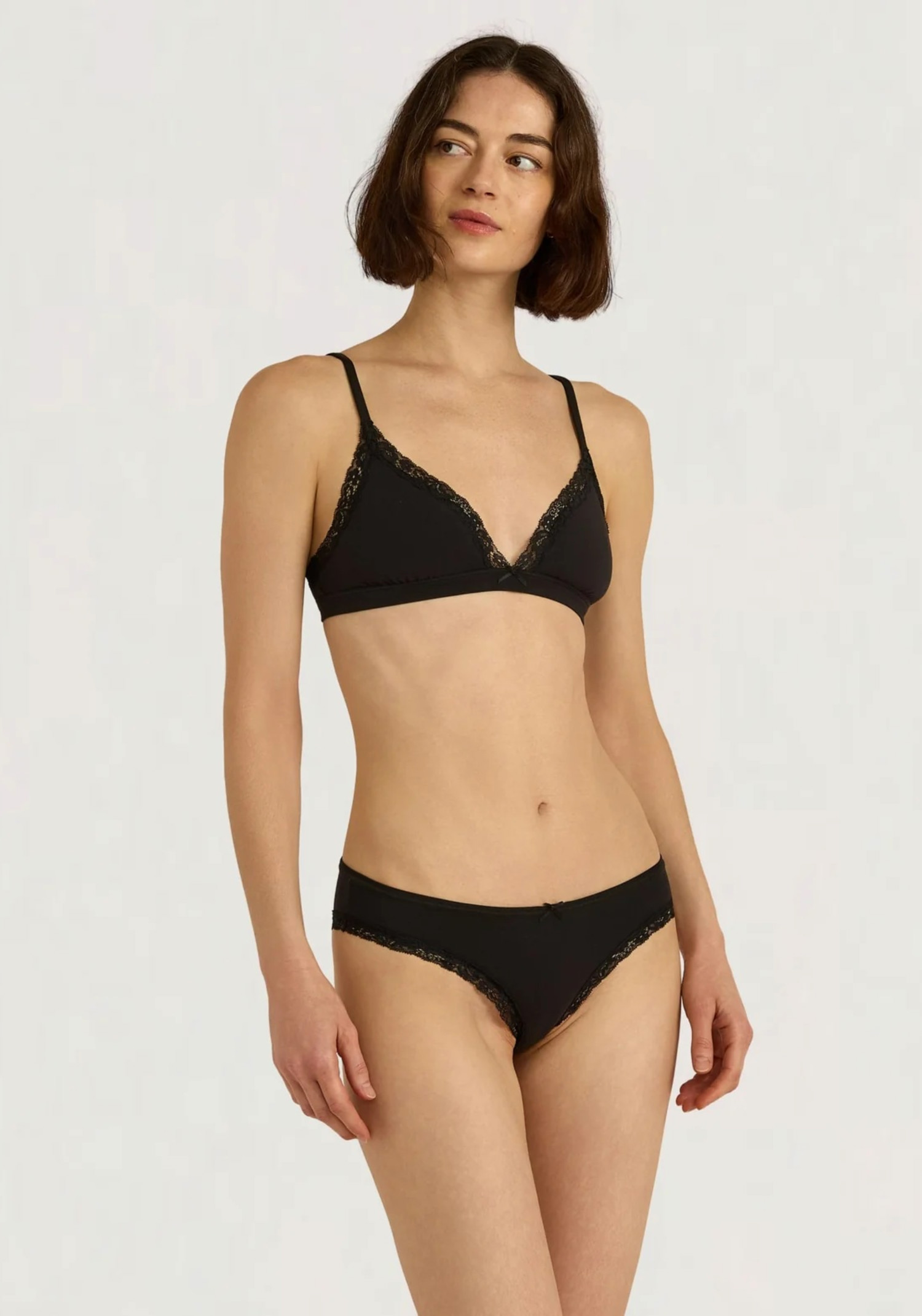 Organic Basics Briefs Flex Lace Briefs Black