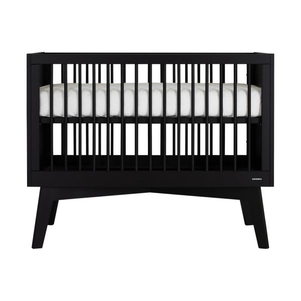 Kidsmill Sixties Babybed Zwart Mat 70 x 140 cm