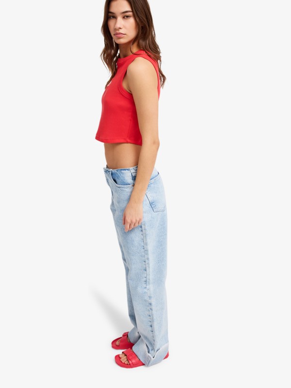 Coco Low Sunbleached Jeans à coupe ample Bleu Femme