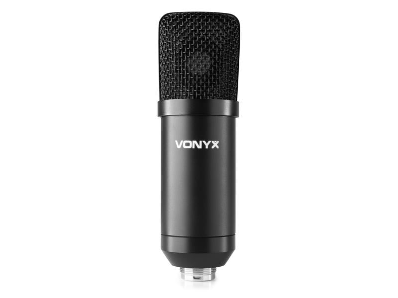 Vonyx Kondensatormikrofon CMS300B Studio-Set Schwarz Kondensator Studiomikrofon Set