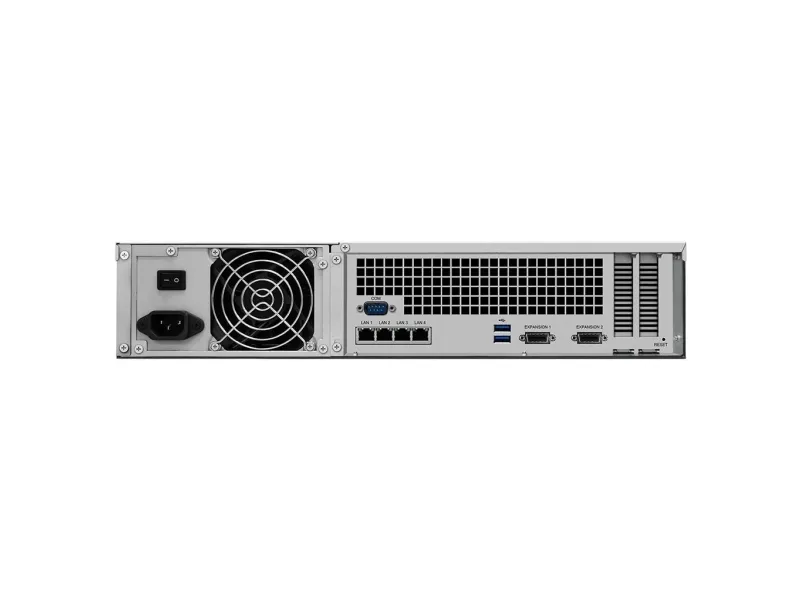 Synology RackStation RS3618XS - NAS-server - 12 bays - rackversion - SATA 6Gb/s - RAID 0, 1, 5, 6, 10, JBOD, RAID F1 - RAM 8 GB - Gigabit Ethernet - iSCSI support - 2U