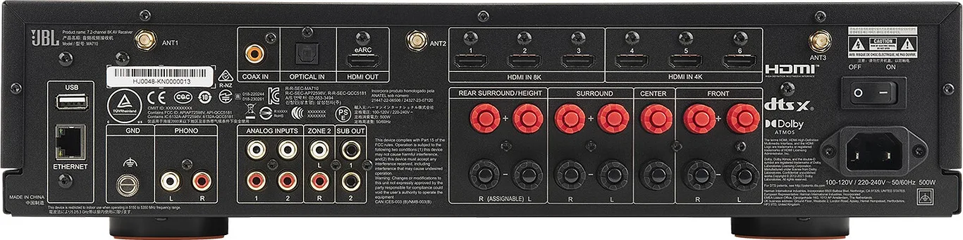 JBL MA710 Noir Amplis home-cinéma