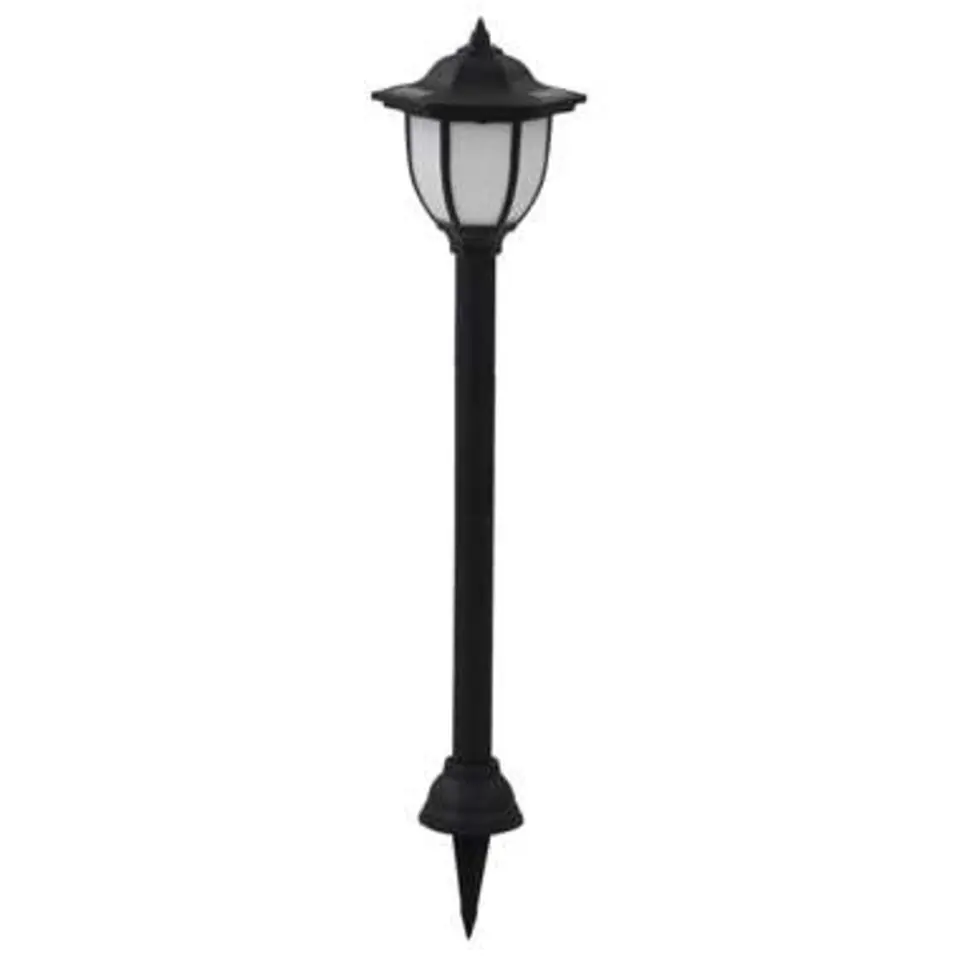 vidaXL - Solarlamp - Zwart - Polypropyleen - 3 stuks