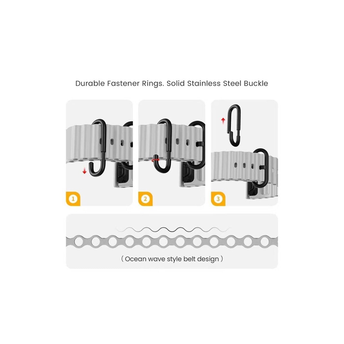 Ocean Armbånd Garmin Fenix 7X - Army
