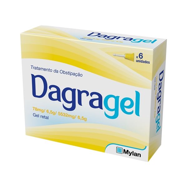 Dagragel Gel Retal 78mg/6.5g 5532mg/6.5gr 6 Unidades