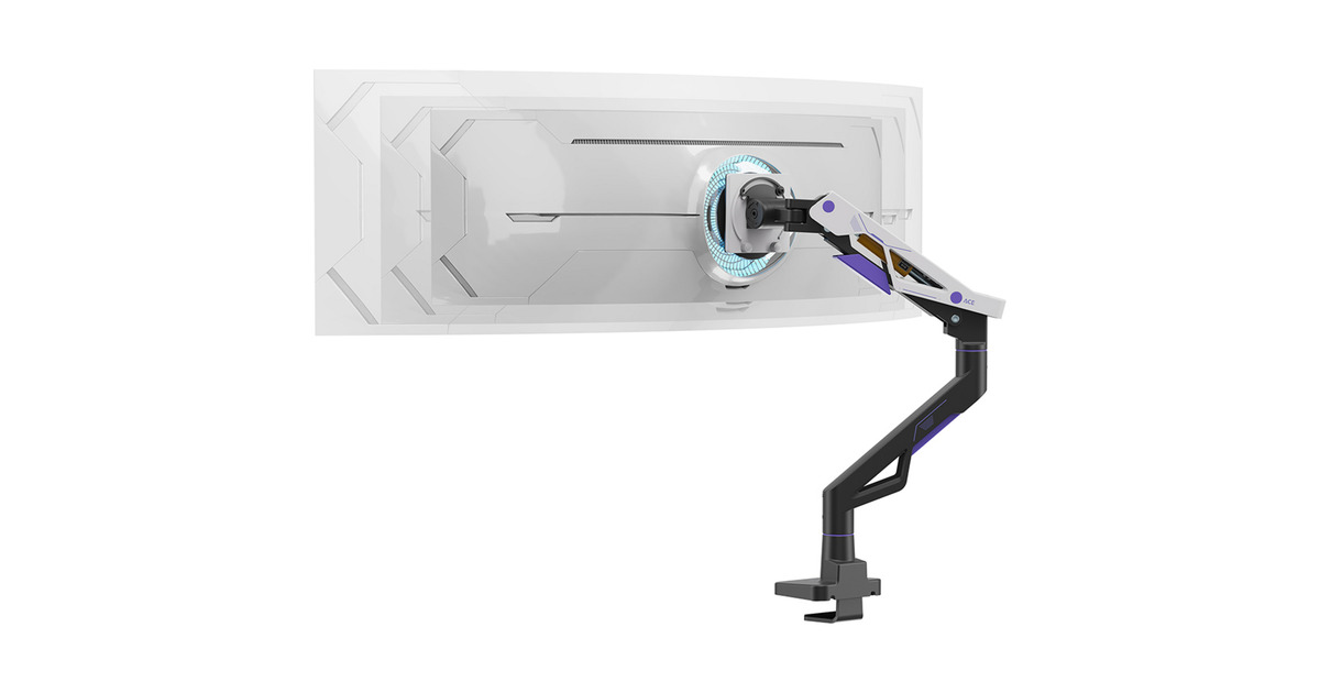 NeomountsDS70-256BL1 Gaming monitorarm 24-57” - gasveer - Topfix - 180°-stop  (Zwart)