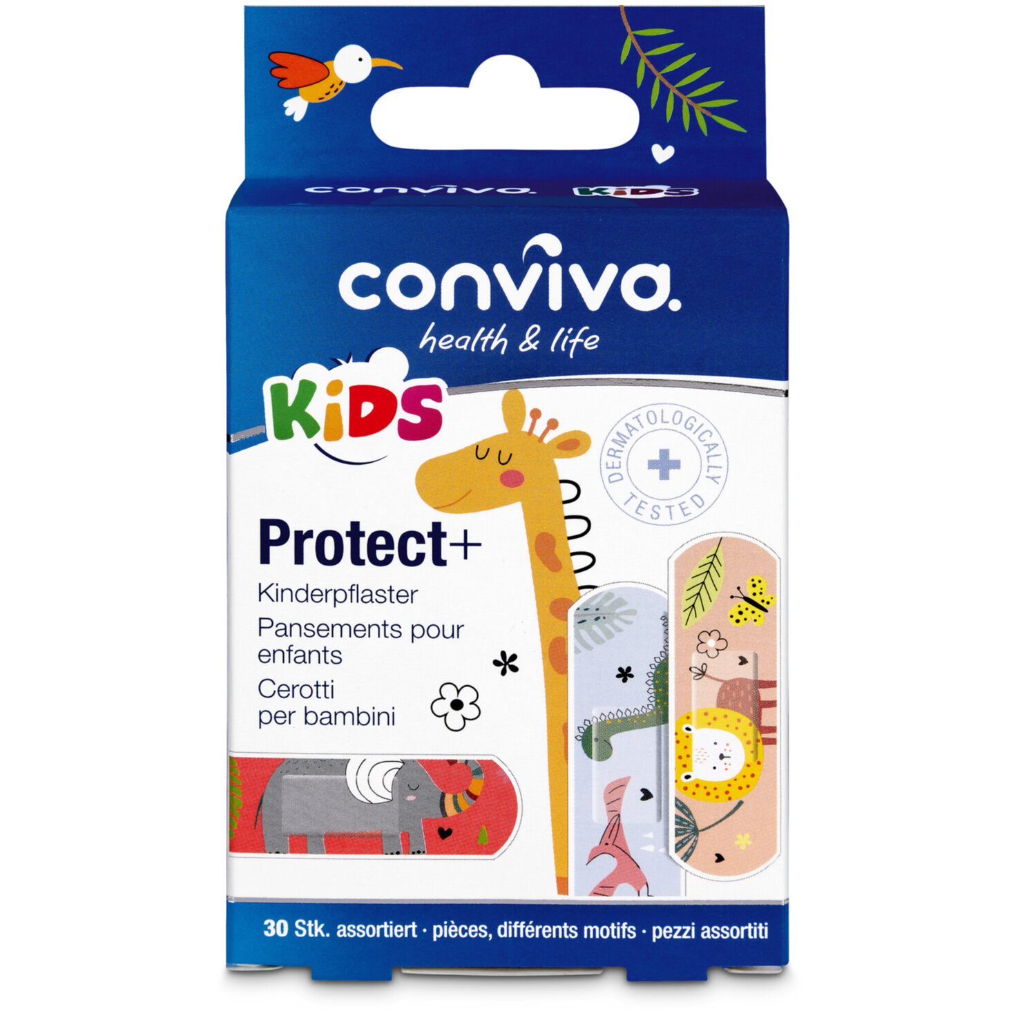 conviva Kinderpflaster assortiert 30 Stück