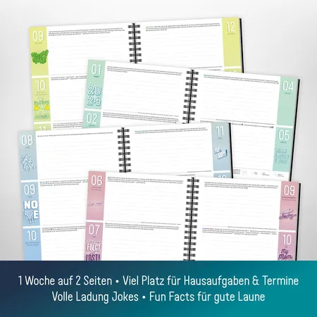 Häfft Verlag PLANER 23/24 Premium, 1 Stück, 6-fach sortiert