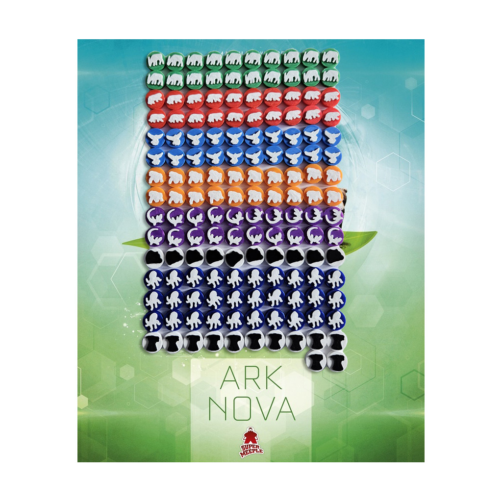 Jetons Animaux pour Ark Nova