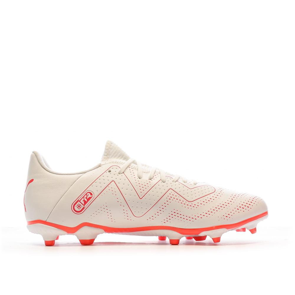 Puma Chaussures Football Blanc/Rose Homme Future Play