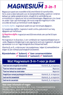 Davitamon Magnesium 3-in-1 Tabletten 30TB