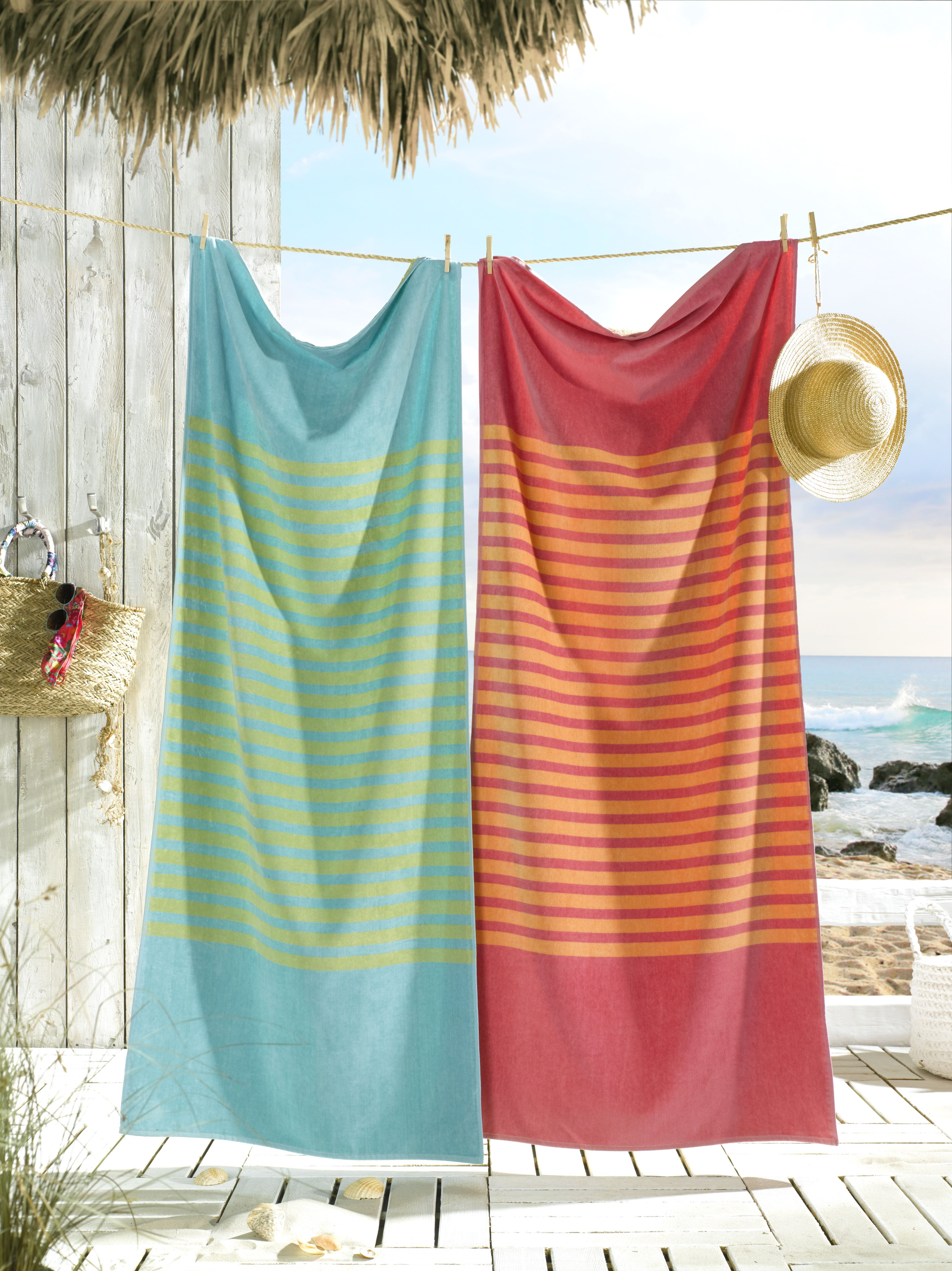 Strandtuch VELOUR STREIFEN