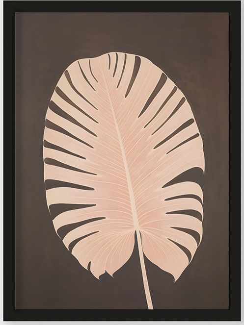 Art Print Pink Leaf