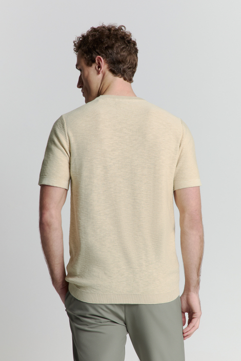 NO-EXCESS beige heren t-shirt