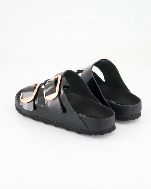 Birkenstock Arizona Big Buckle Pantoletten in Schwarz