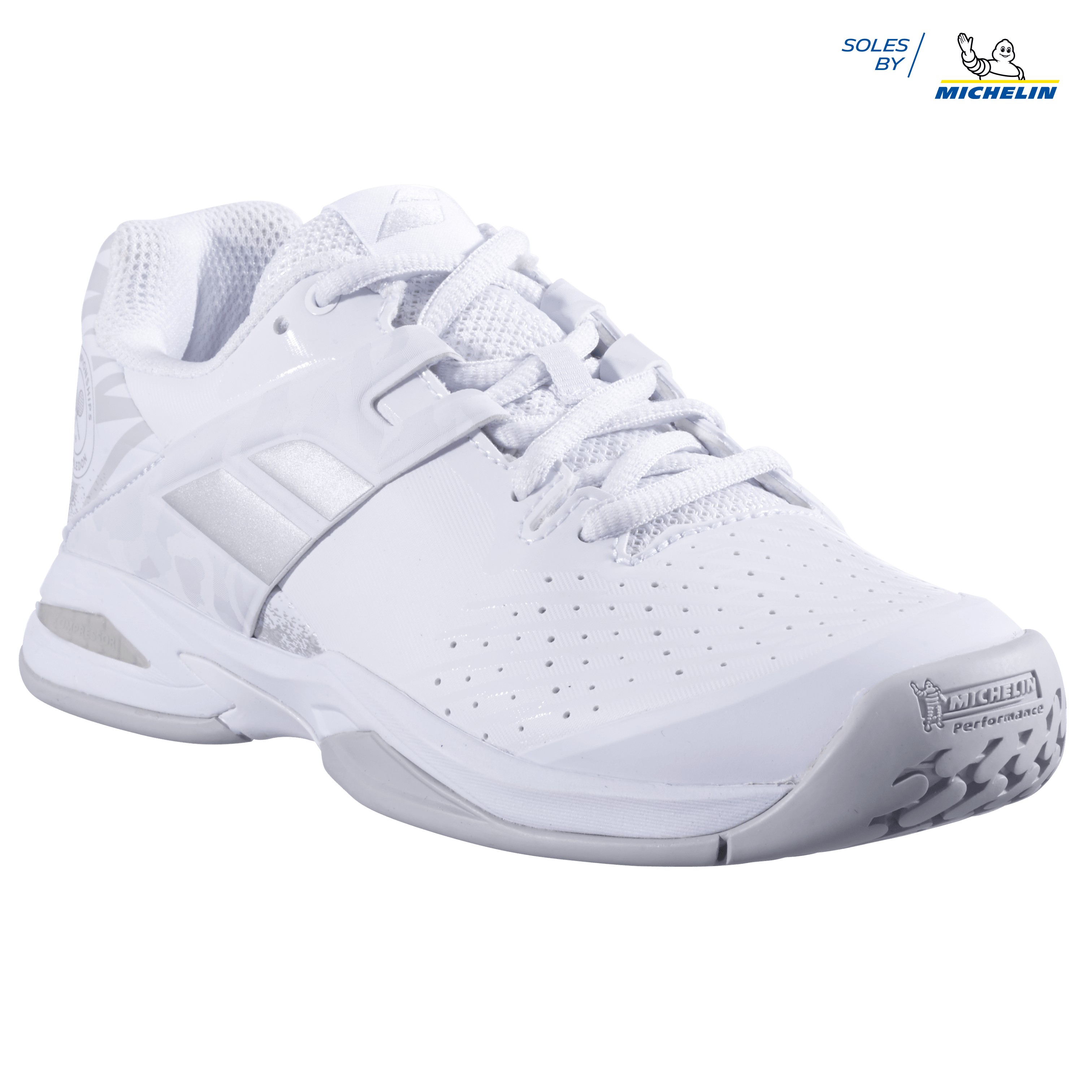 Propulse All Court Wimbledon Junior White/Silver